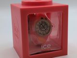 an ice watch in a red box on a white surface