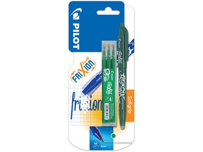 Lot de 4 - PILOT - Stylo roller FriXion Ball 0.7mm vert - Ef…