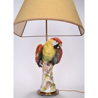LAMPE en porcelaine représentant un perroquet sur un élément… (photo 2)