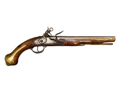 Pistolet d'arçon à silex espagnol, d'officier de cavalerie