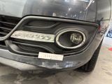 a close up of a front bumper of a truck
