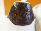 a close up of a pair of shoes on a table