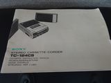 Manuel d'entretien de l'enregistreur stéréo à cassettes Sony TG-1243
