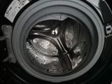 a close up view of the inside of a washing machine