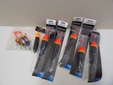 five different types of tools in the package on the table