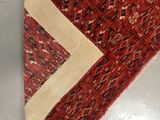 a close up of a piece of cloth on a table