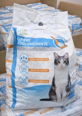 Lot de 5 sacs de litières agglomèrante de 5 litres