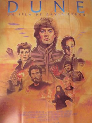 Dune - Affiche de cinéma 27 x 40 - Style A - Toile tendue sur châssis de type « museum wrap »