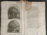 two pages of an old book with drawings on them