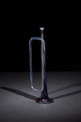 an image of a trumpet on a black background