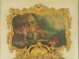 a picture of a painting on the wall of a room