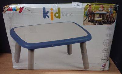 Table enfant - Smoby - Bleu - Extérieur Intérieur - Traiteme…