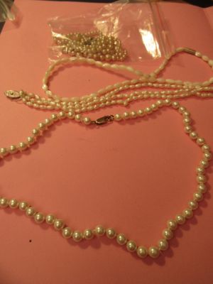 Lot Colliers ET Bracelet DE Perles ET Perles DE Rivier…