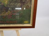 a picture of a picture of a dog in a garden