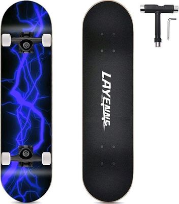 Planche De Skateboard Vierge En érable 8 Pouces - 8 Couches, Double Concave - Pour Personnalisation Ou Remplacement - Naturel