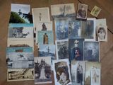 many old photos of people on the table