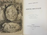 an open book with a picture of a man and a woman in the woods