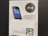 packaging of a cell phone with a qr code on it