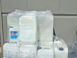 many rolls of toilet paper sitting on a pallet