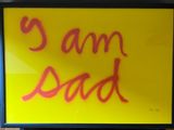 a picture of a sign that says i am dad