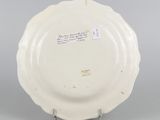 underside view of a plate showing the base of the plate