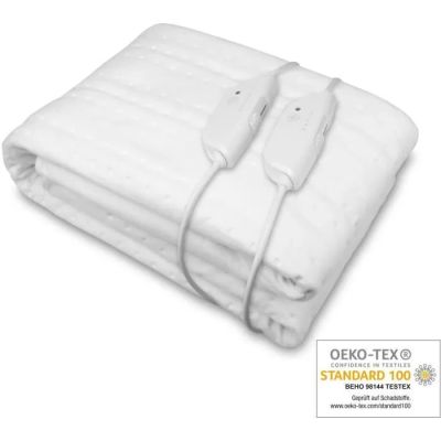 an image of a blanket with an electric heating device on top of it