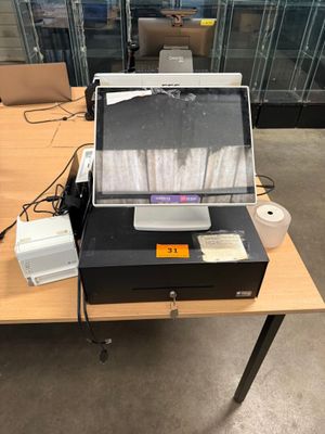Caisse enregistreuse FEC, 2 Ecrans, Tiroir-caisse, Imprimant…