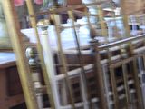 many vases and vases on a table in a room