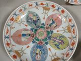two plates that are sitting on a table