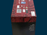 a red box that is sitting on top of a table