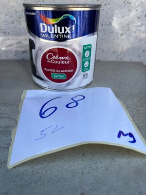 Ensemble de peinture Dulux Valentine Crème de Couleur, teint…