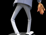 a figurine of a man dressed in a suit and tie