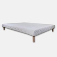 1 x Sommier Tapissier 140x190 cm (pieds inclus) :
