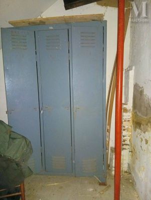 Vestiaire 3 casiers En métal