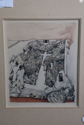 une image d'une image d'une peinture sur un mur
