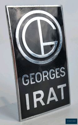 a sign that says george ' s irat on it