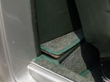 a close up view of a luggage bag on a train