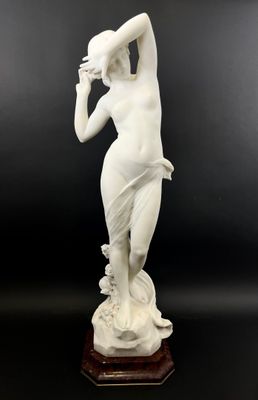 L. FELLI (XIXe-XXe siècle) Nymphe se couvrant le visage - Photo 1