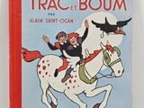 french children ' s book, les adventures de trac - et - boum, by alain saint - jean