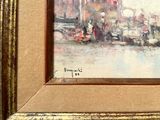 a picture of a painting on the wall of a building