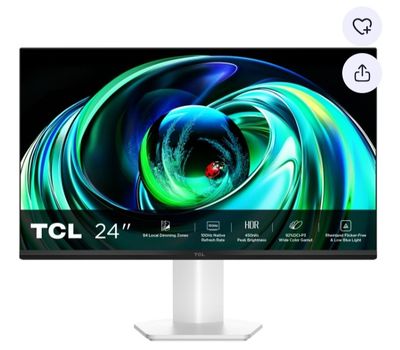 Écran tcl 24 pouce, câble d'alimentation manquant