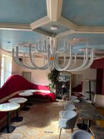 Lustre SNOOB de KARMAN (aluminium laqué blanc) - Diamètre 13…