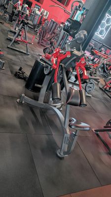 a picture of a gym with a lot of machines
