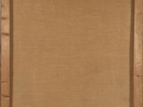 a painting of a wooden frame with a brown background