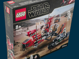 a box with a lego star wars set in it
