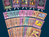 a picture of a collection of pokemon cards on a blue background
