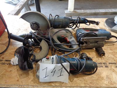 a lot of tools that are on a table