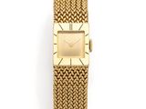 Montre-bracelet pour dames en or jaune 18 carats