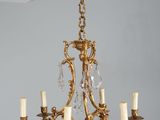 an image of a chandelier hanging from the ceiling in a room