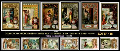 many different pictures of a religious painting on the wall